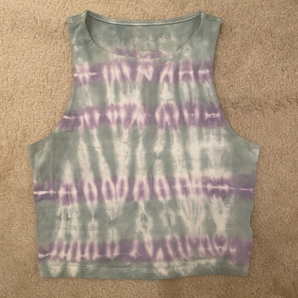 Aeropostale Tie Dye Women’s Tank Top Small Halter